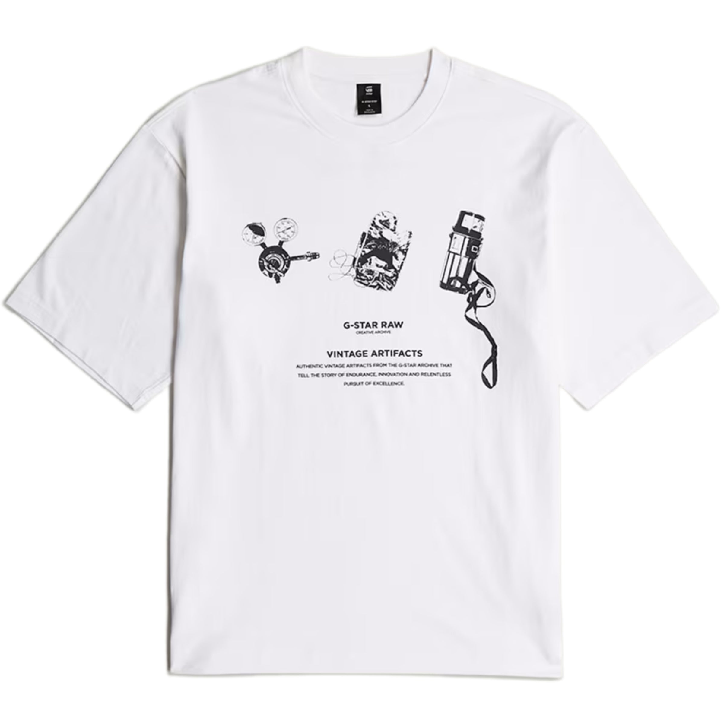 G-Star T-Shirt Archive Boxy White
